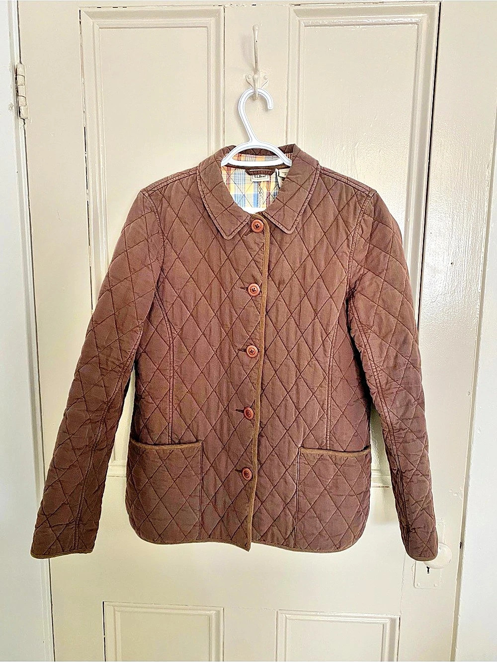Vintage L.L. Bean Chocolate Brown Quilted Chore Jacket